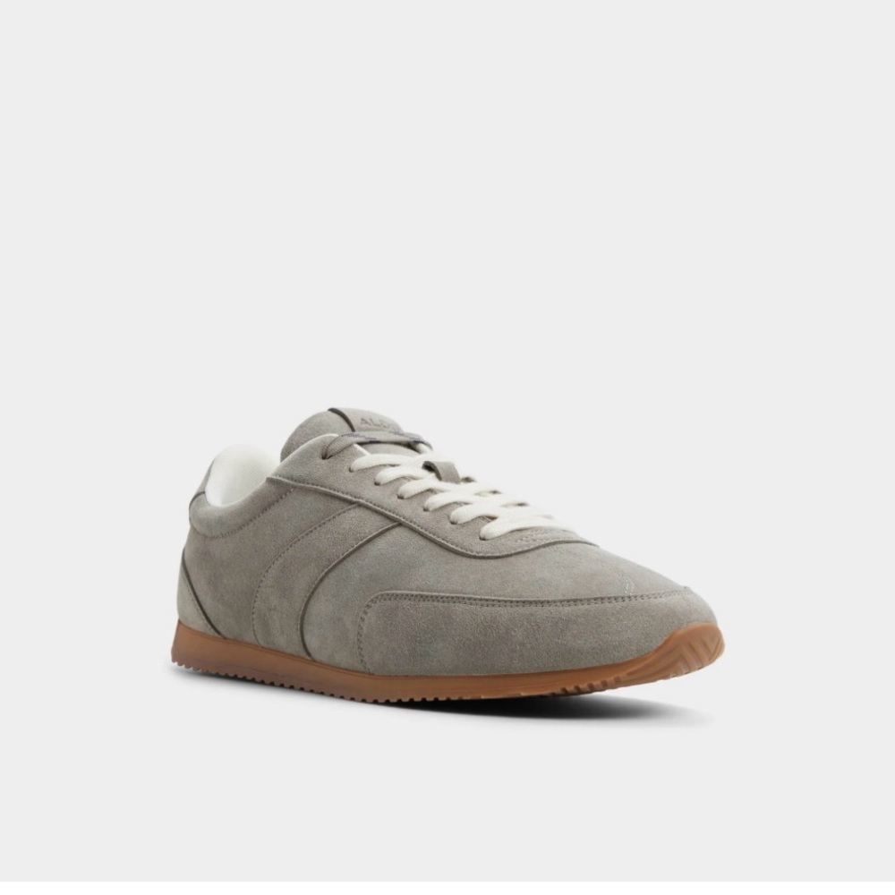 Aldo Gray Suede Men's Sneakers. New.